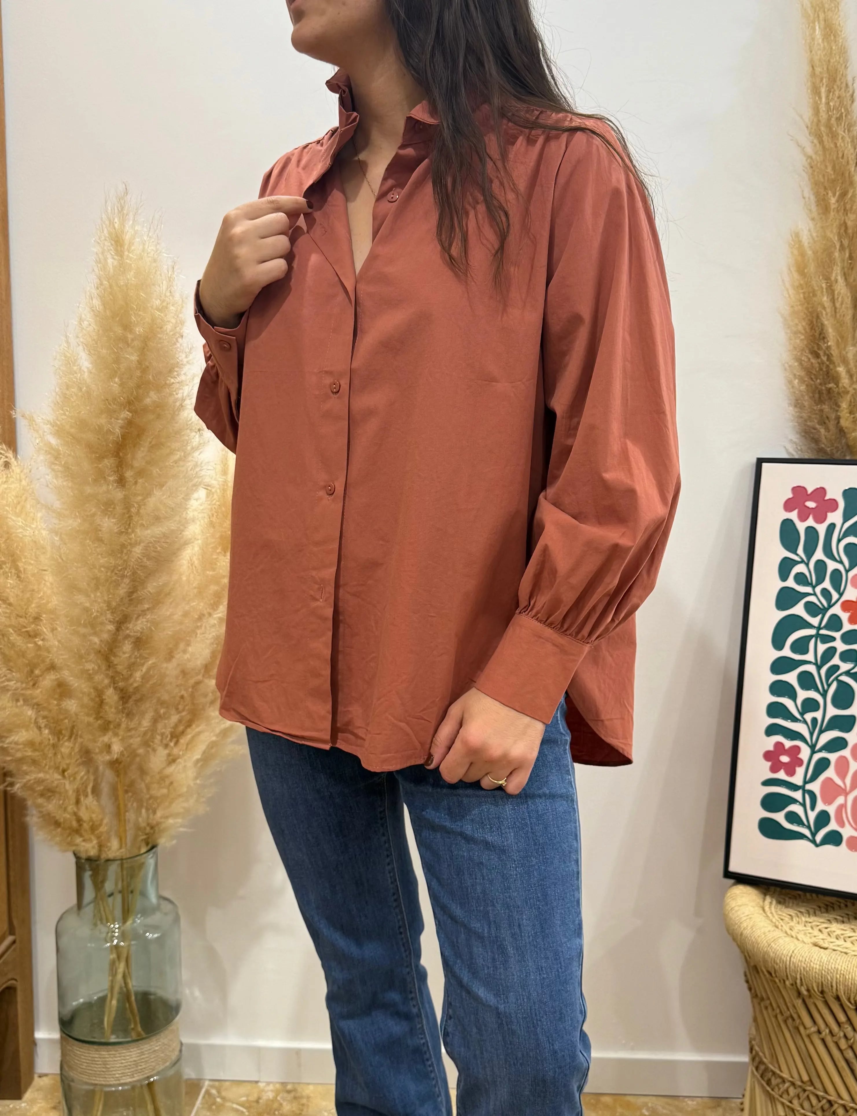Chemisier Victorine Terracotta Le Vestiaire de Charline