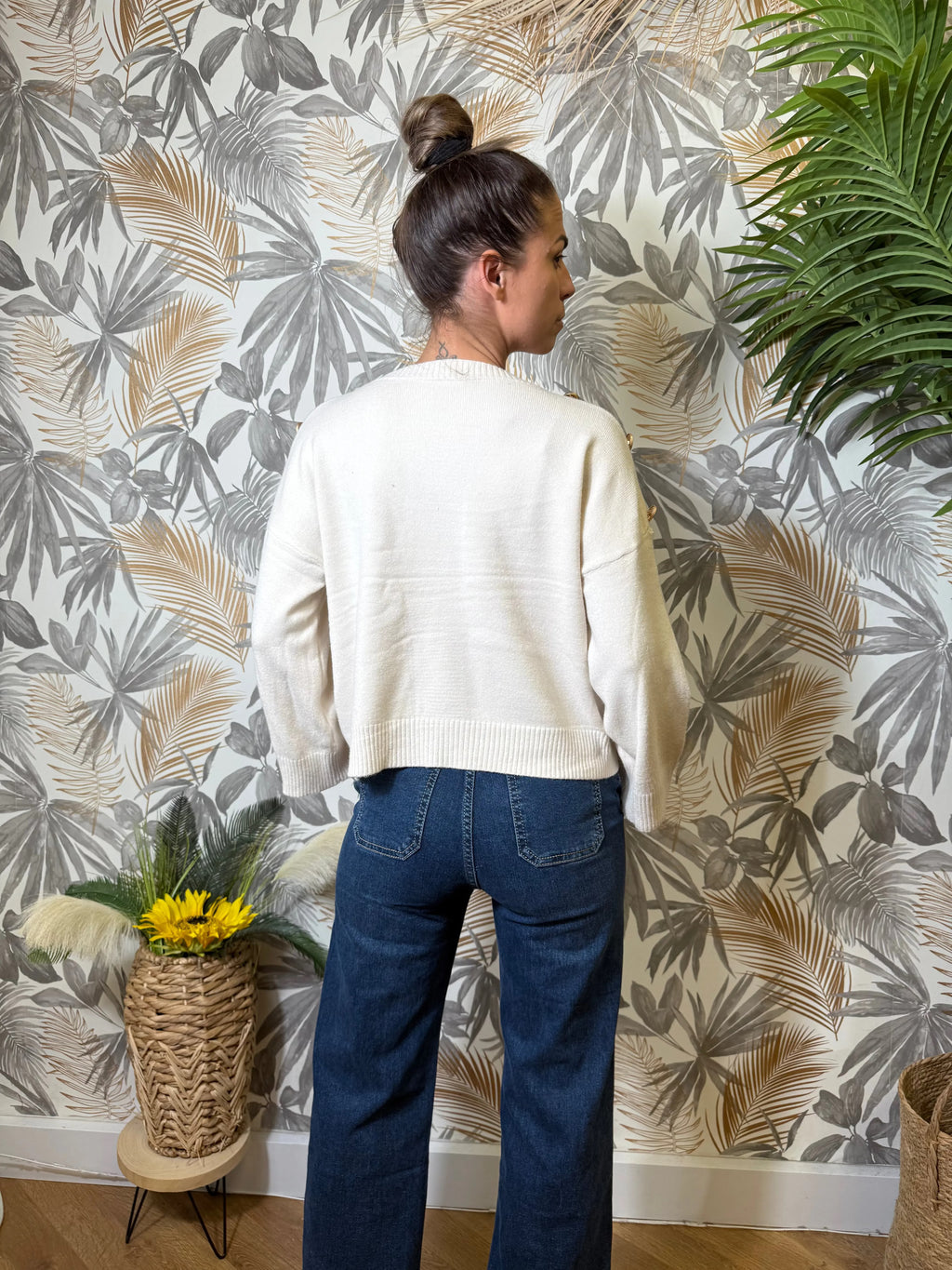 Pull Josine Blanc Le Vestiaire de Charline