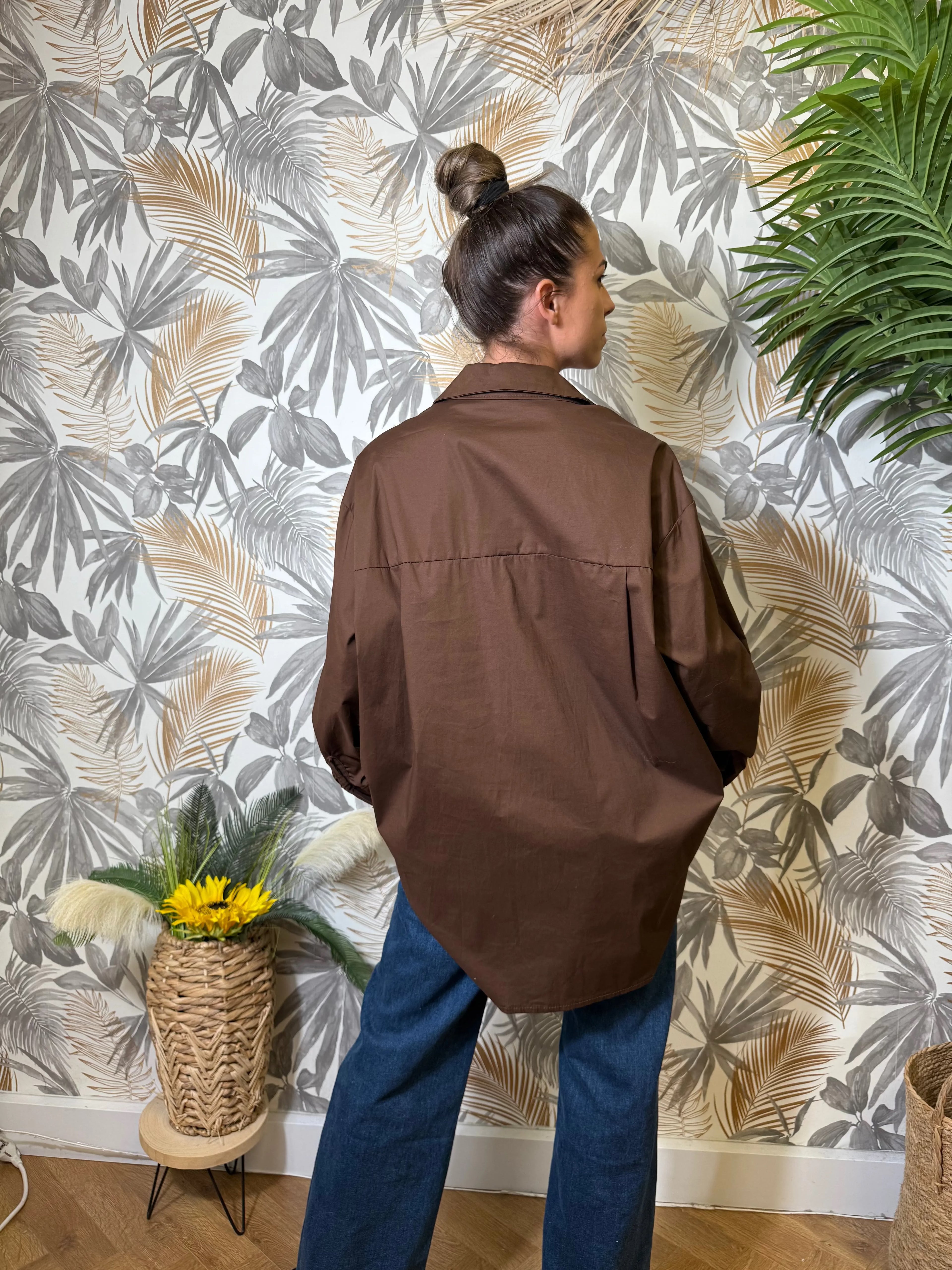 Chemise Léa choco Le Vestiaire de Charline