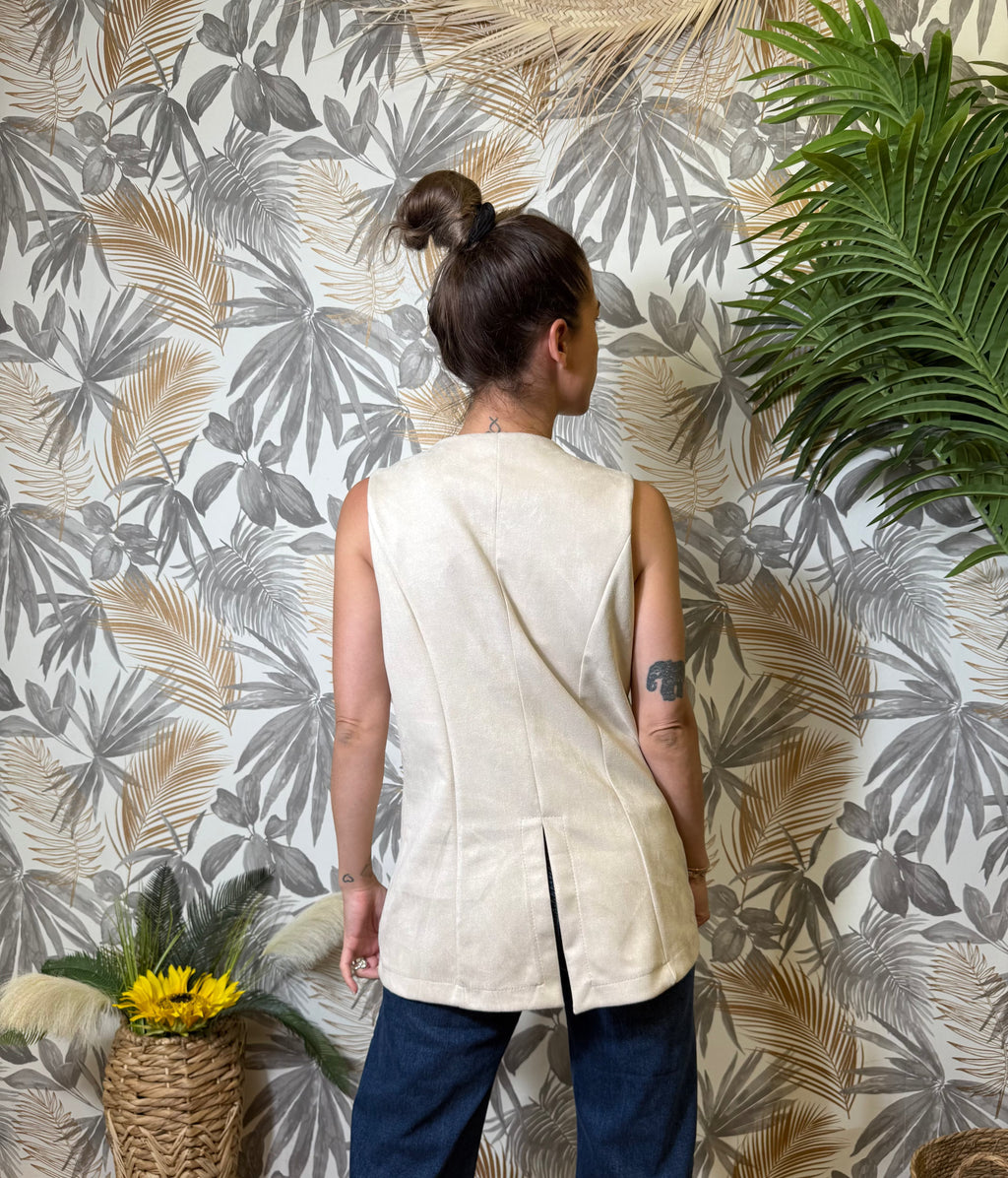 Top coquillage Lait cru Le Vestiaire de Charline