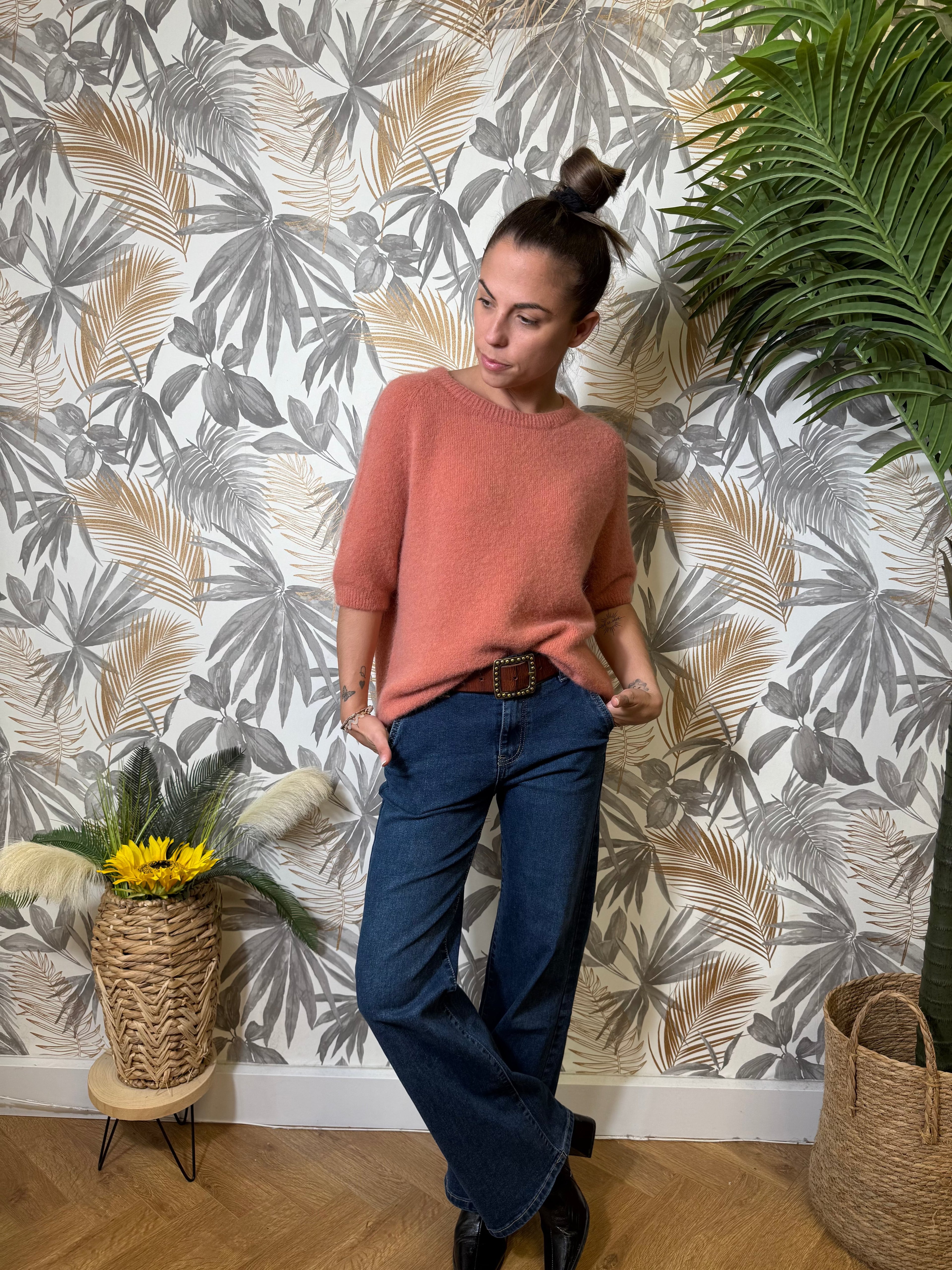 Pull Baby Alpaga Rose Le Vestiaire de Charline