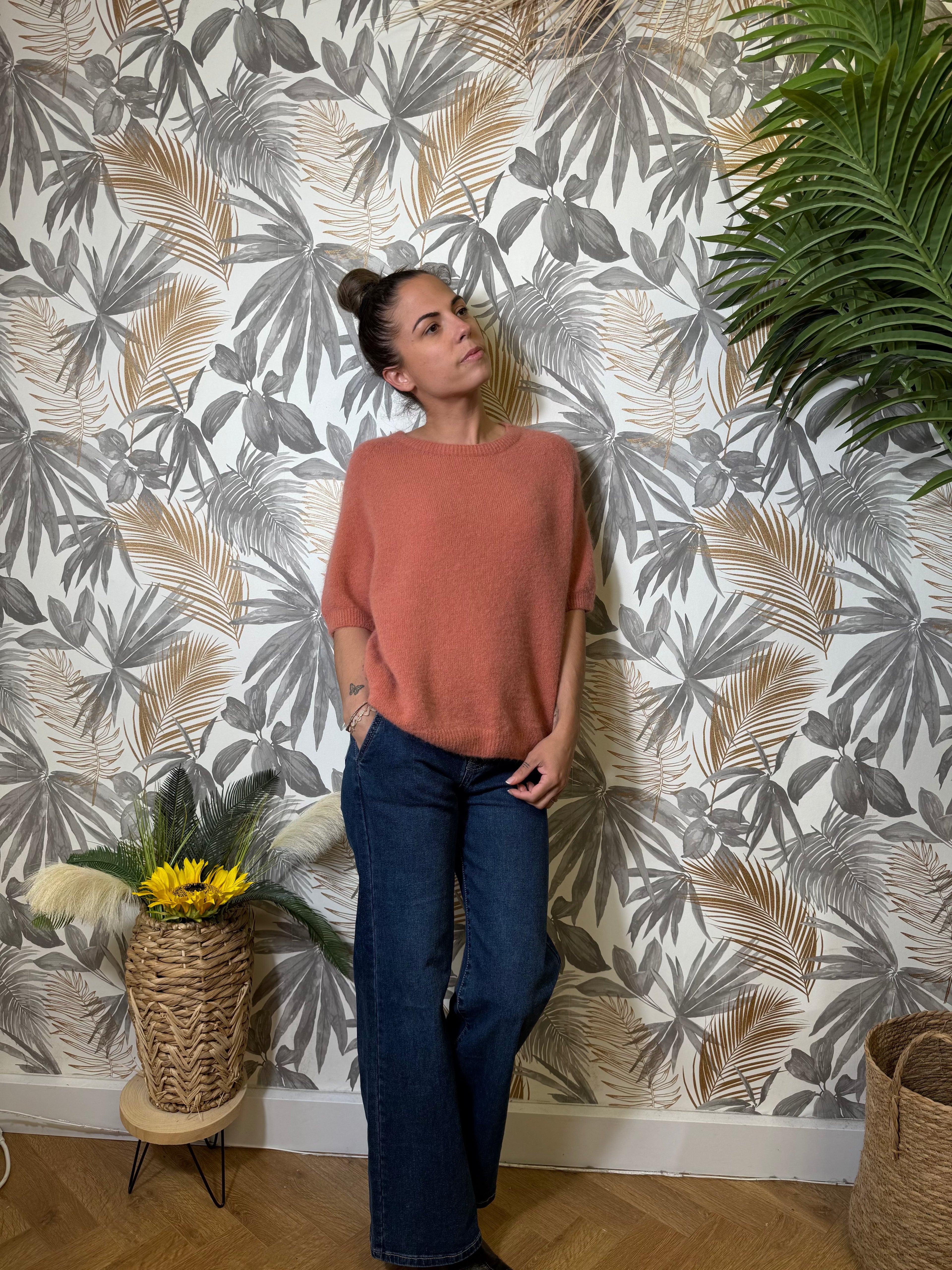 Pull Baby Alpaga Rose Le Vestiaire de Charline