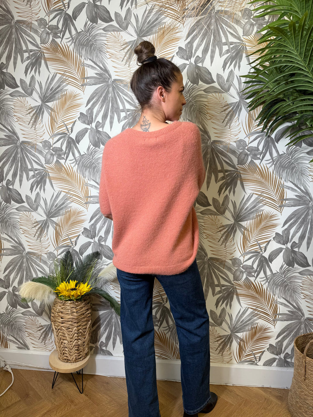 Pull Baby Alpaga Rose Le Vestiaire de Charline