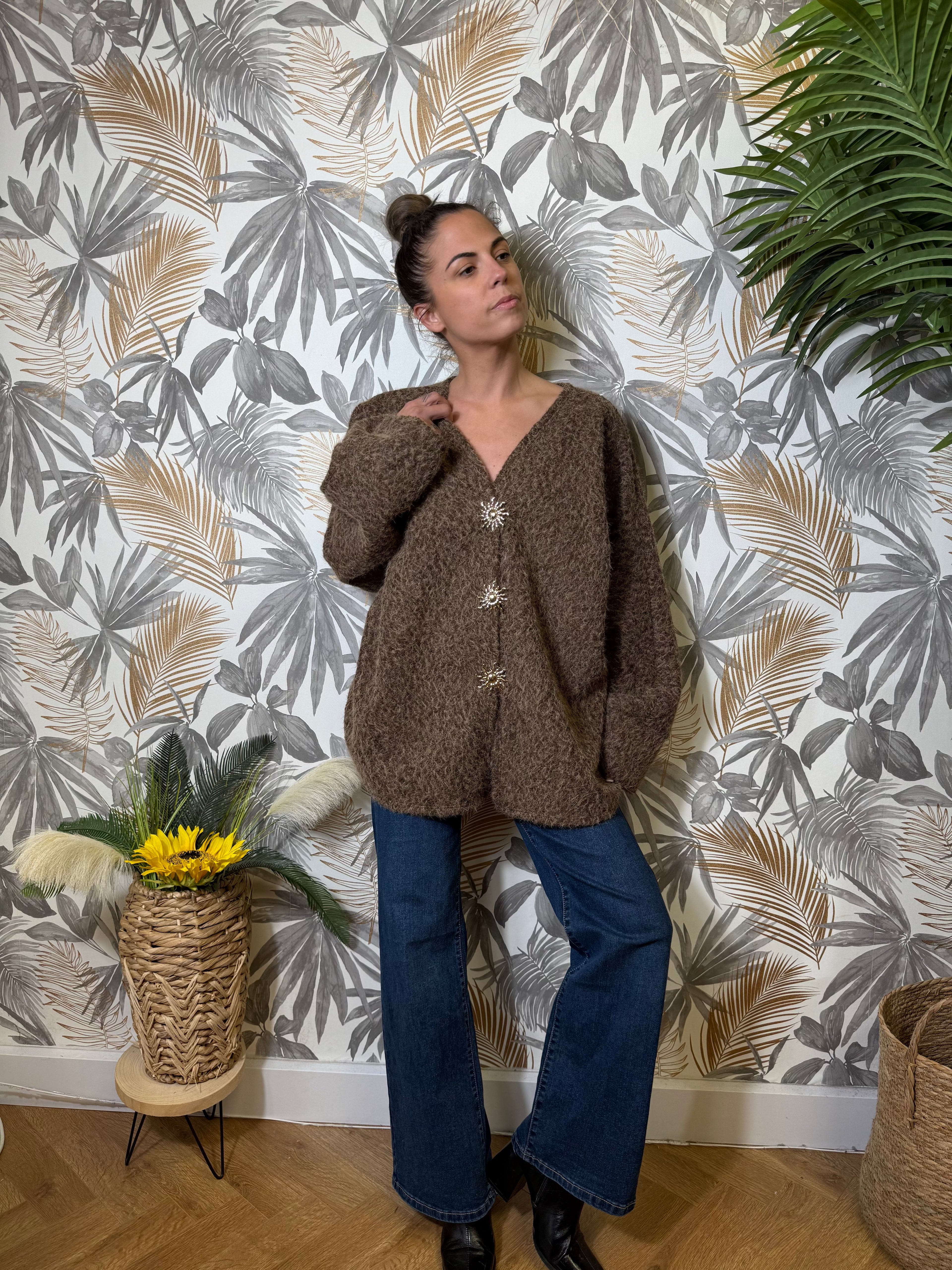 Manteau Josephine marron Le Vestiaire de Charline