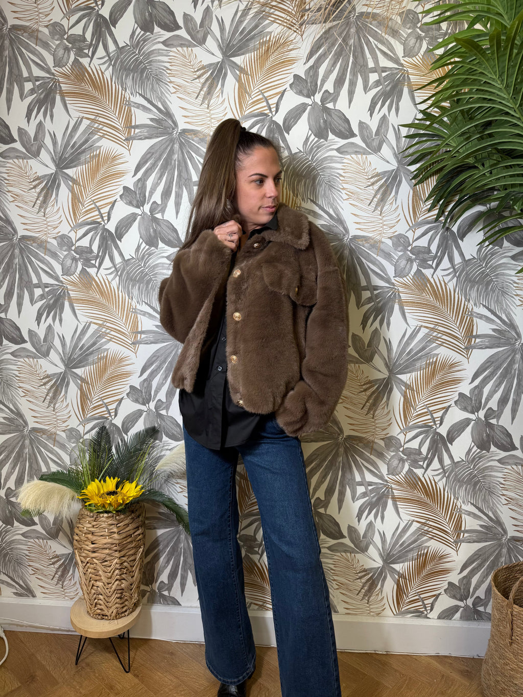 Manteau winnie chocolat Le Vestiaire de Charline