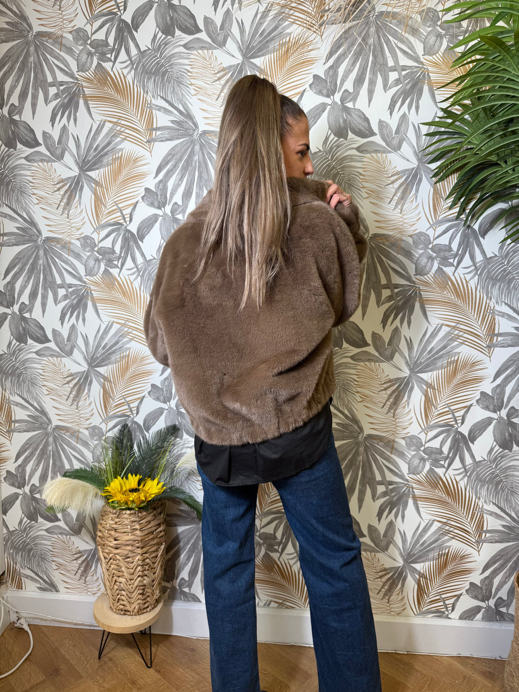 Manteau winnie chocolat Le Vestiaire de Charline