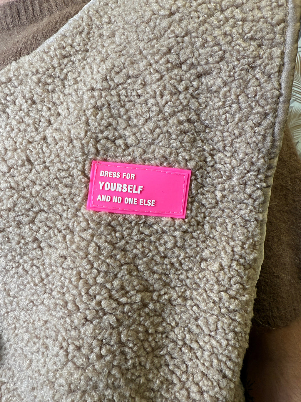 Gilet Sans Manches Teddy – Beige Le Vestiaire de Charline