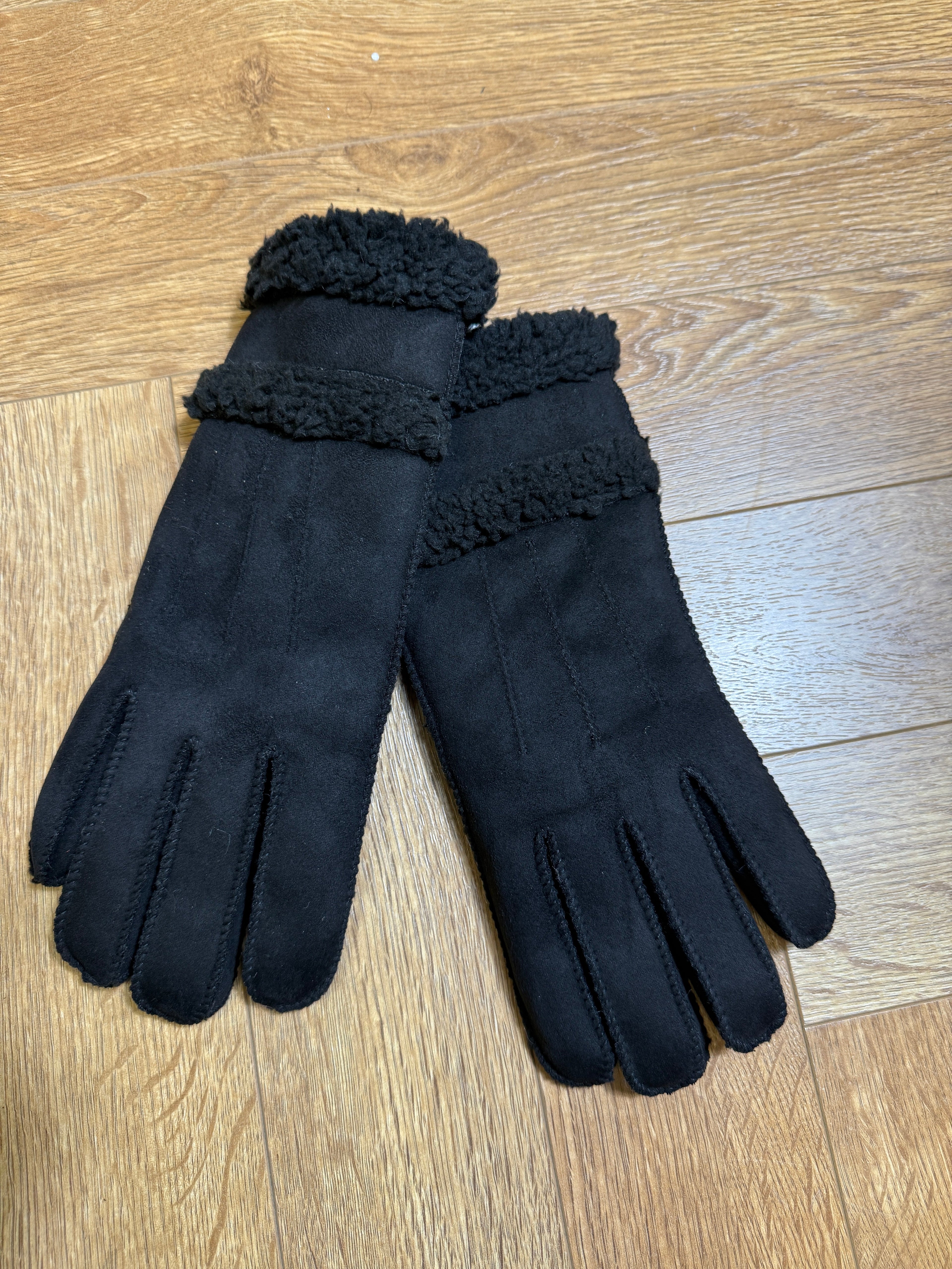Gants Noir Doux – Intérieur Moumoute Chaud Le Vestiaire de Charline