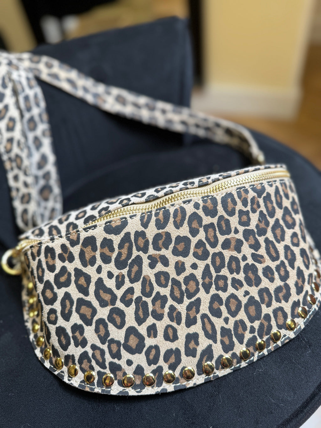 Sac Banane – Léopard (100% Cuir) Le Vestiaire de Charline