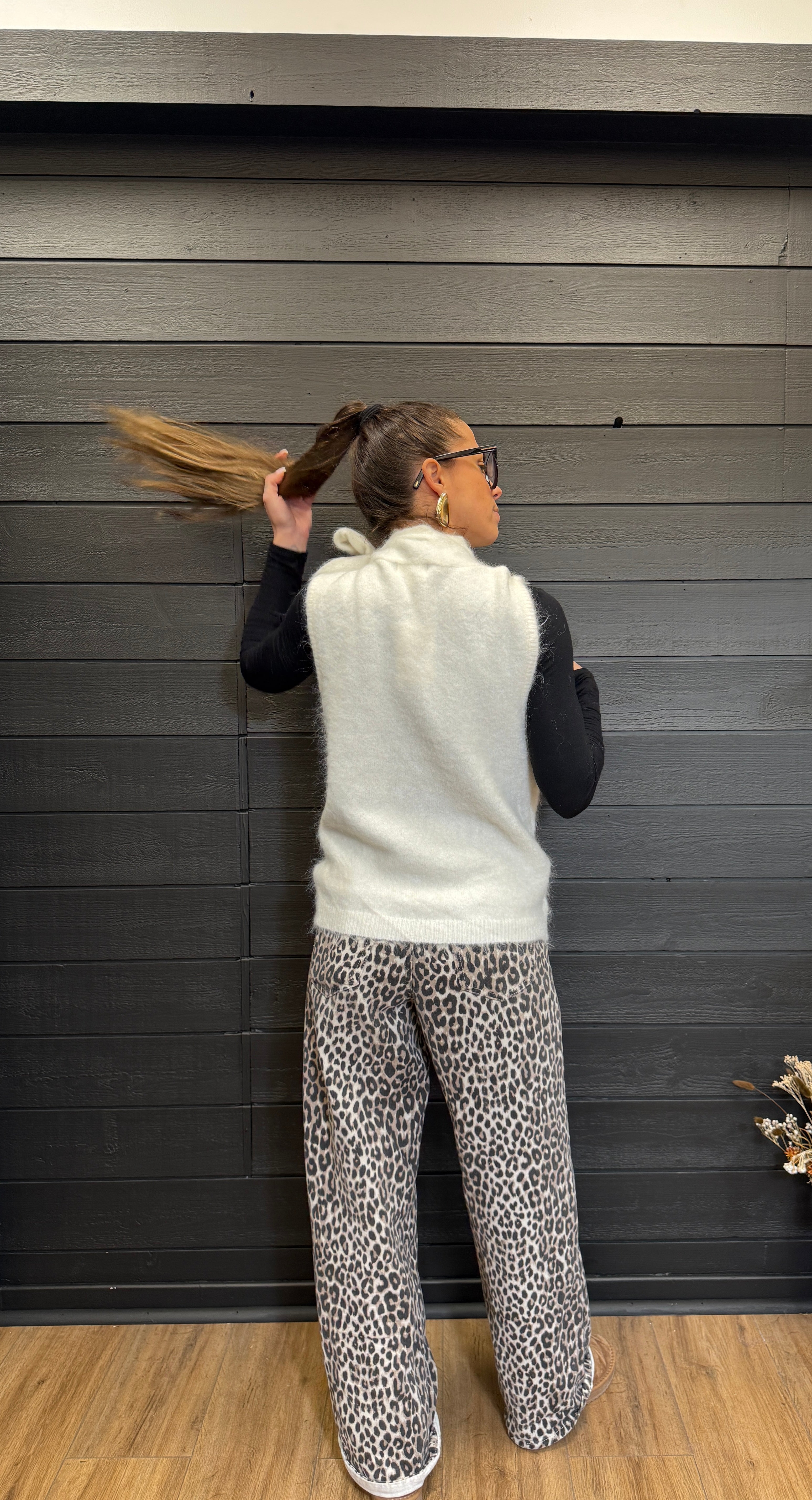 Pull sans manches blanc – style chic et moderne Le Vestiaire de Charline