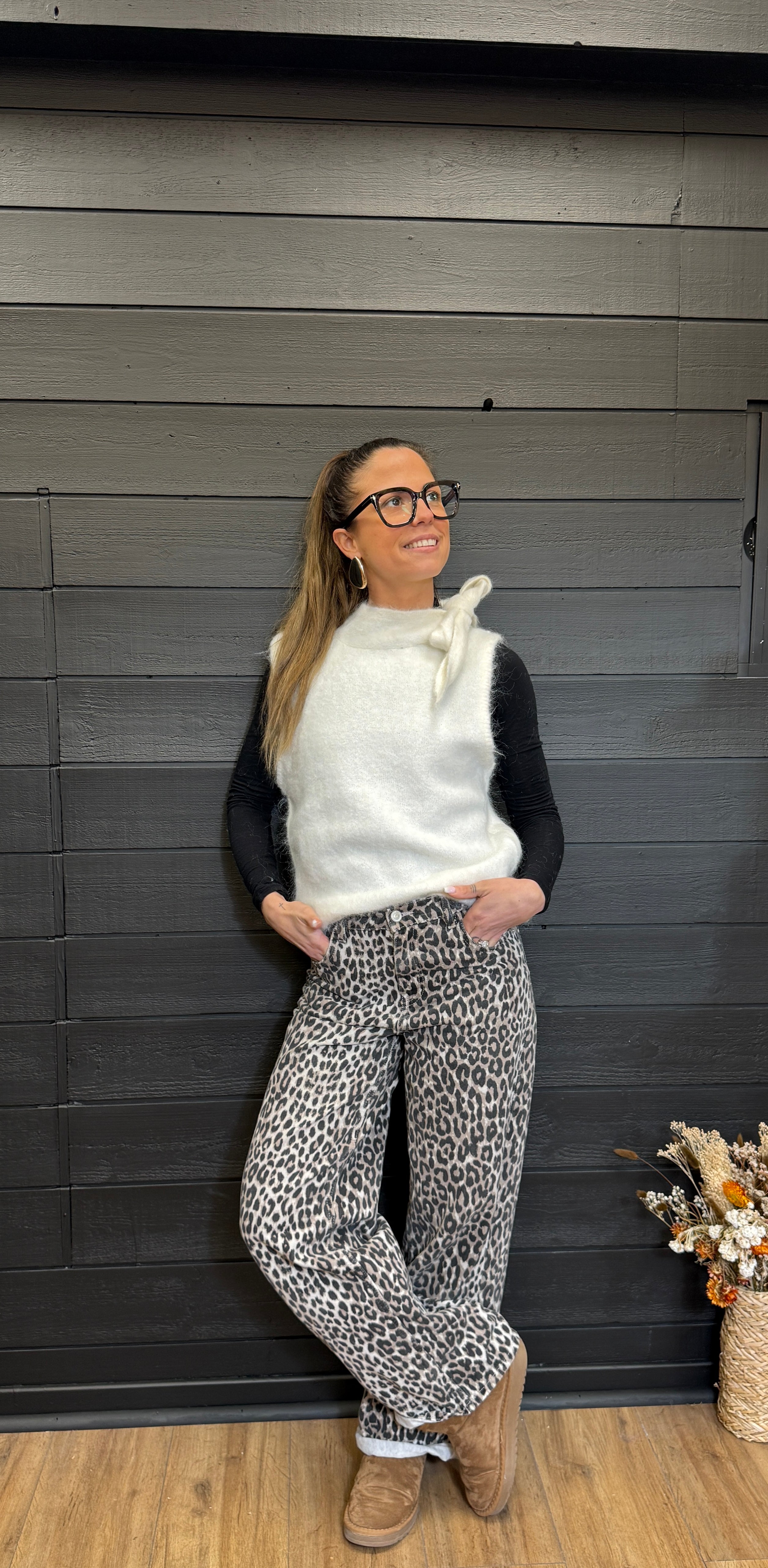 Pull sans manches blanc – style chic et moderne Le Vestiaire de Charline
