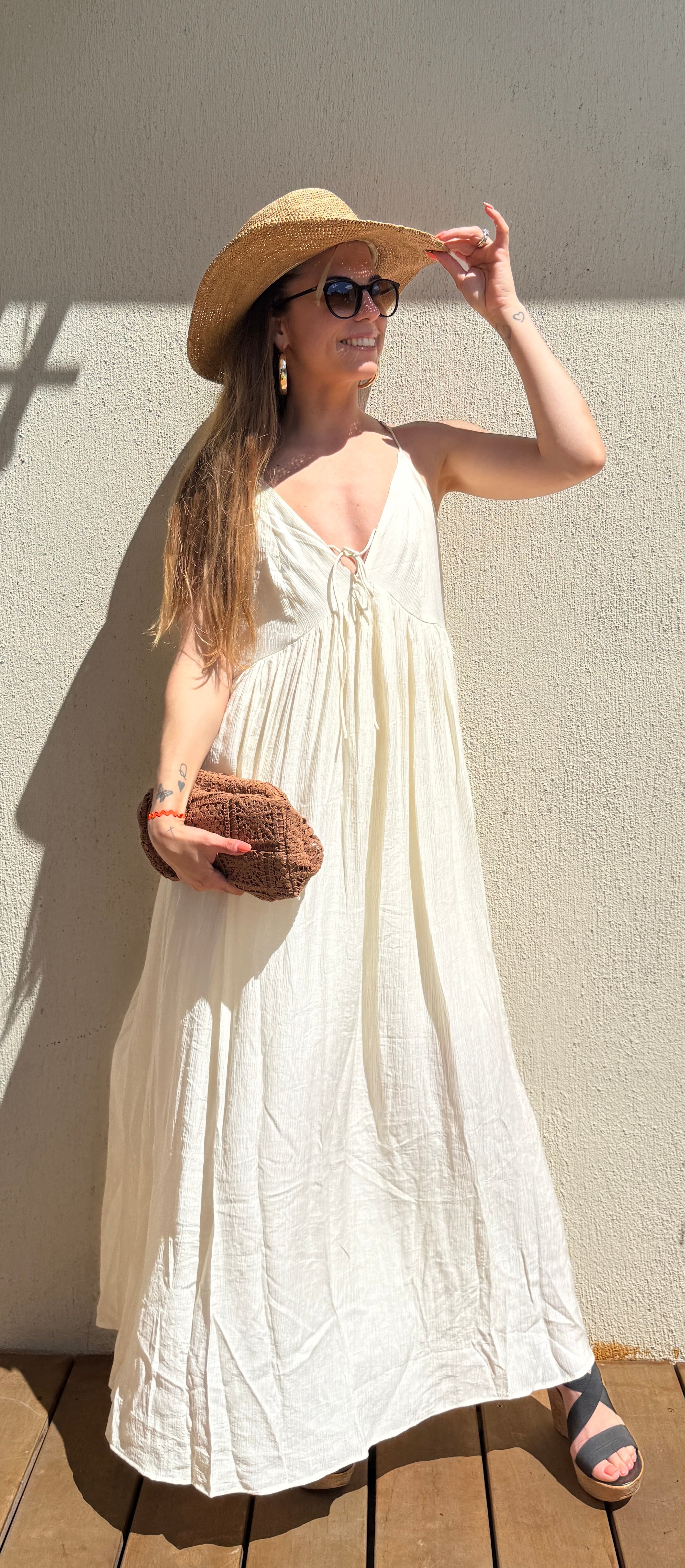 Robe bohème rose femme – Robe longue fluide été Le Vestiaire de Charline