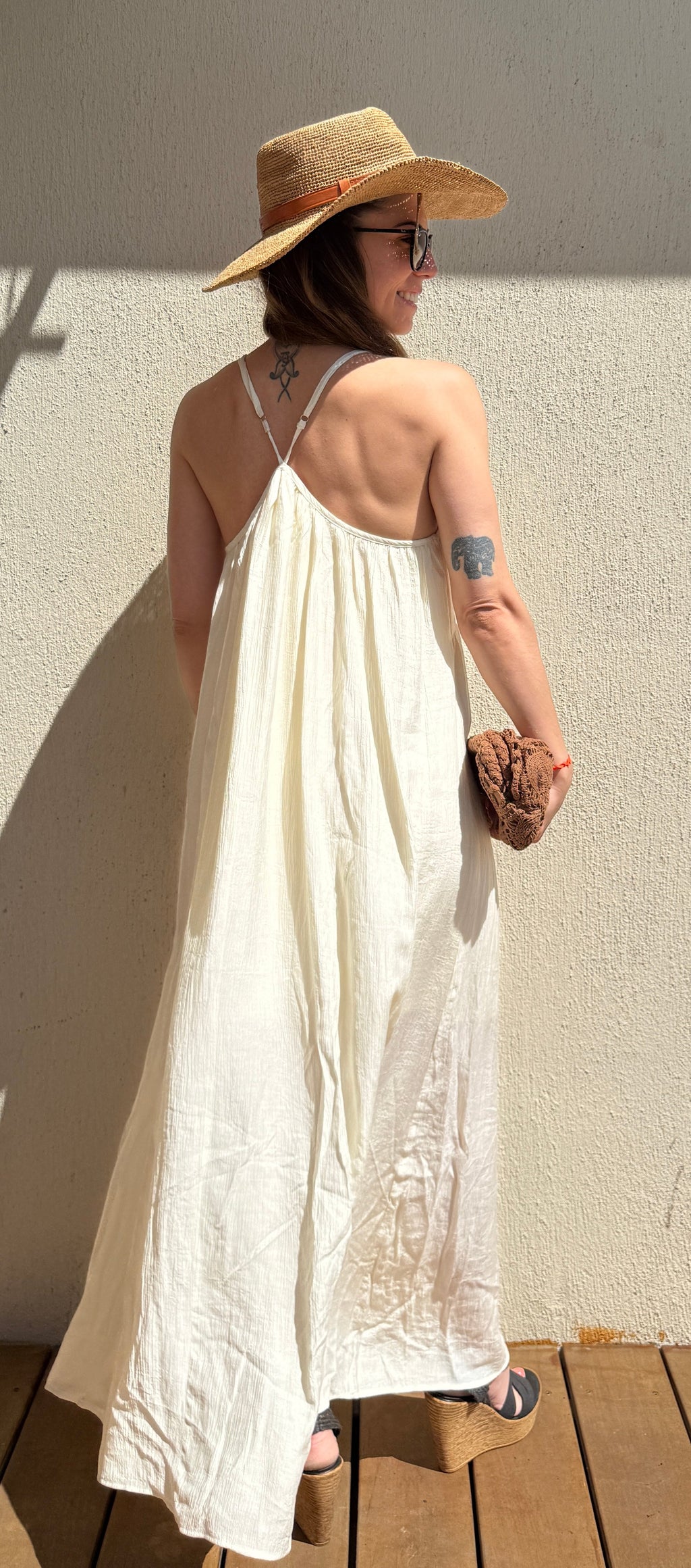 Robe bohème rose femme – Robe longue fluide été Le Vestiaire de Charline