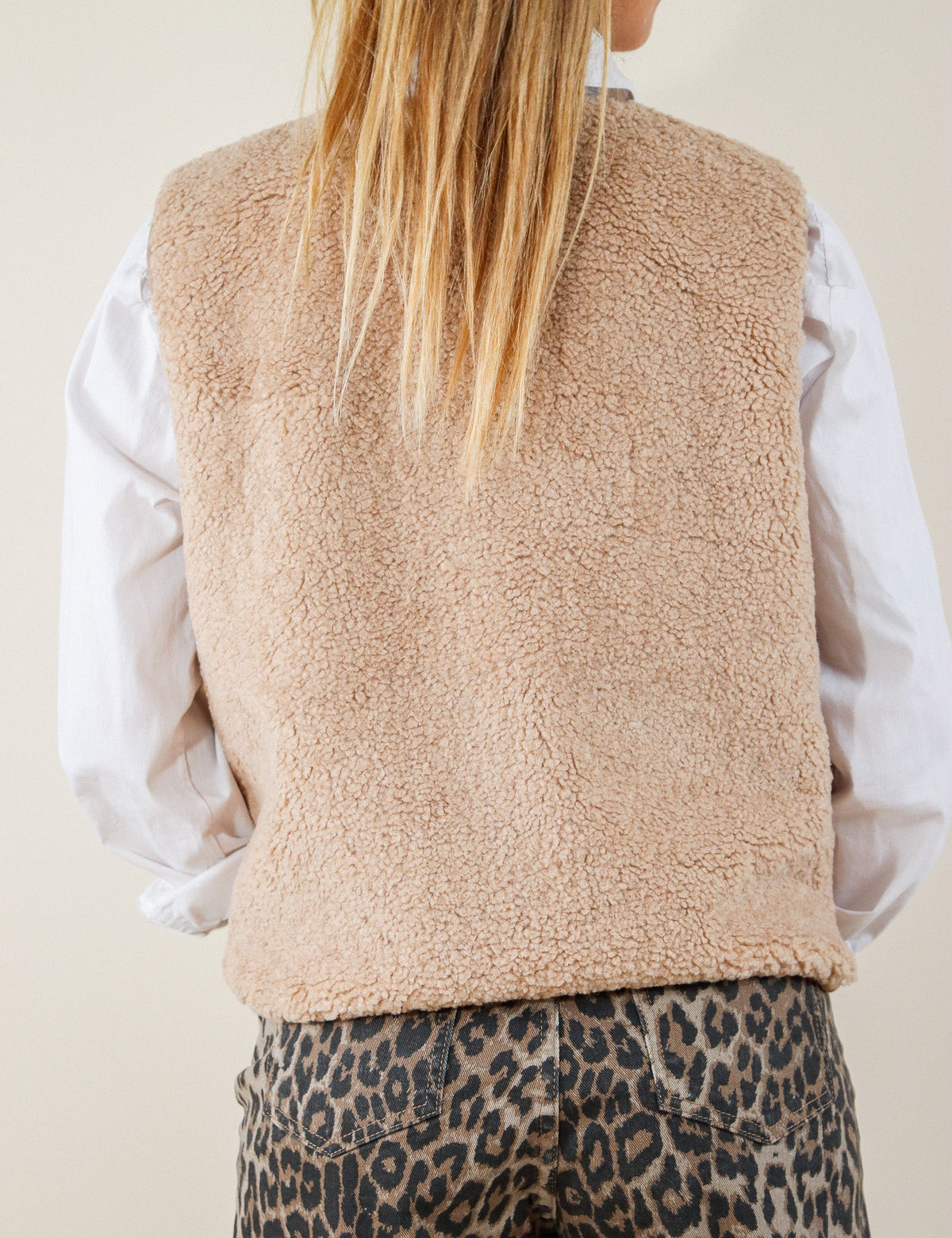 VESTE SANS MANCHE MOUMOUTE - BEIGE Le Vestiaire de Charline