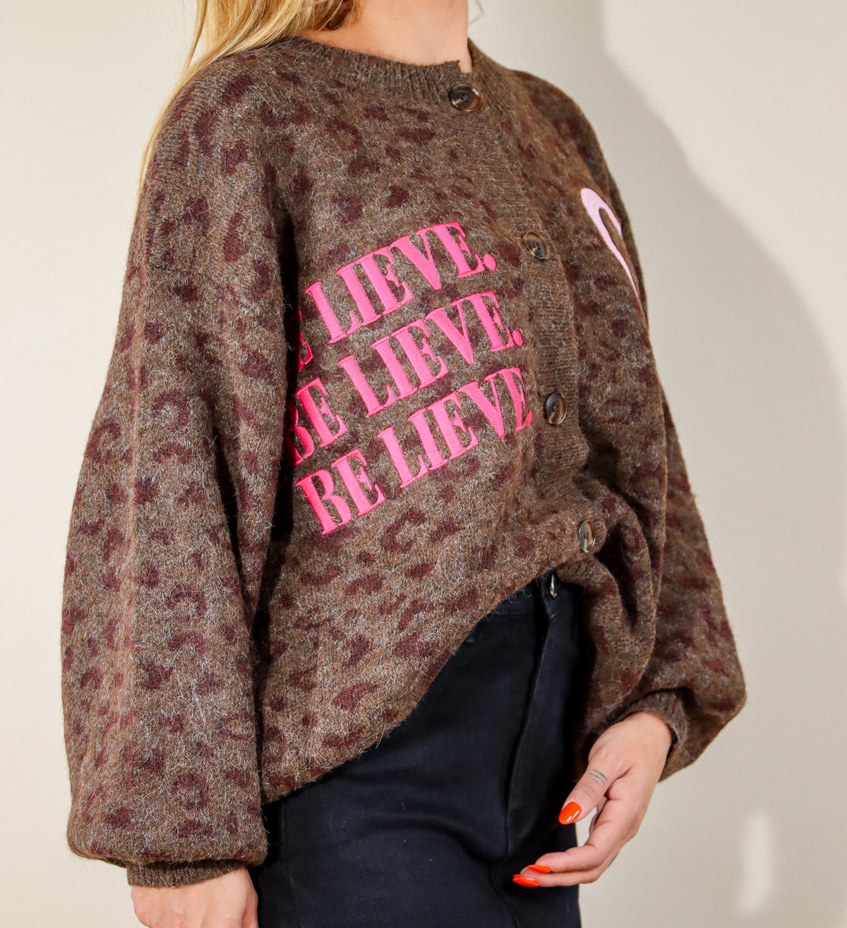 GILET BELIEVE - LEOPARD Le Vestiaire de Charline