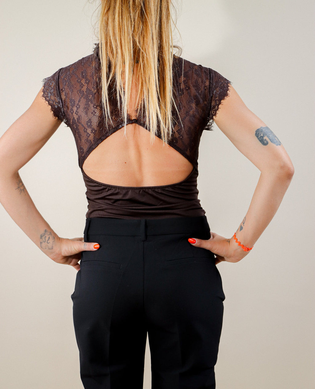 BODY DENTELLE - CHOCOLAT Le Vestiaire de Charline