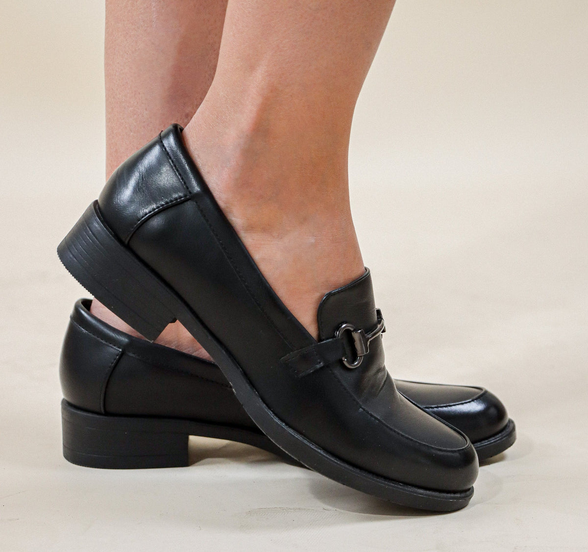 MOCASSINS - NOIR Le Vestiaire de Charline