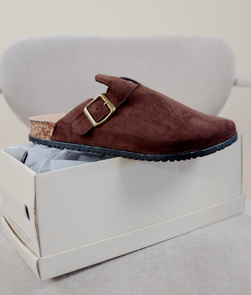MULES - CHOCOLAT Le Vestiaire de Charline