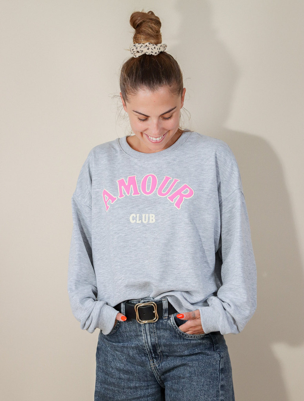 SWEAT AMOUR - GRIS Le Vestiaire de Charline