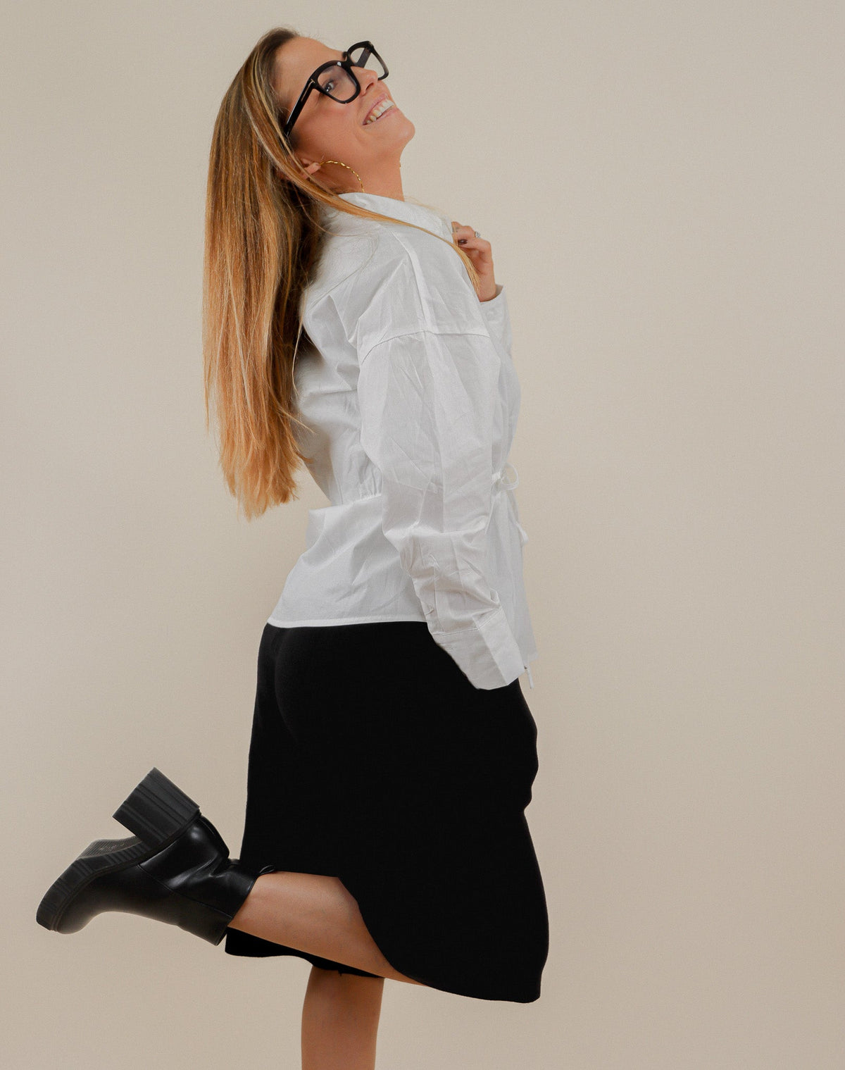 CHEMISE 100% COTON - BLANCHE Le Vestiaire de Charline