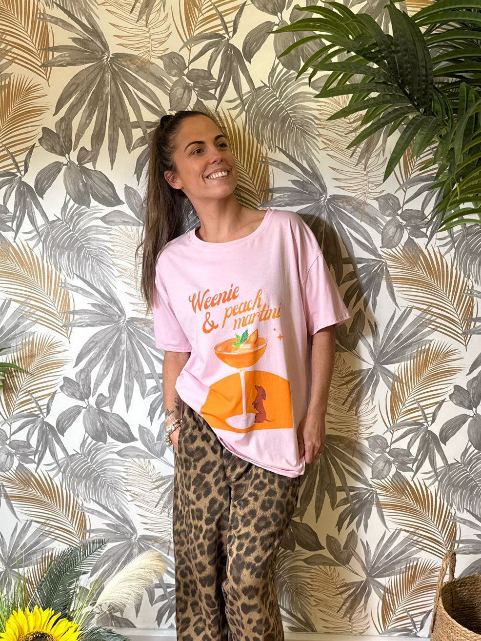 T-shirt Peach & Martini 🍑🍸 Le Vestiaire de Charline