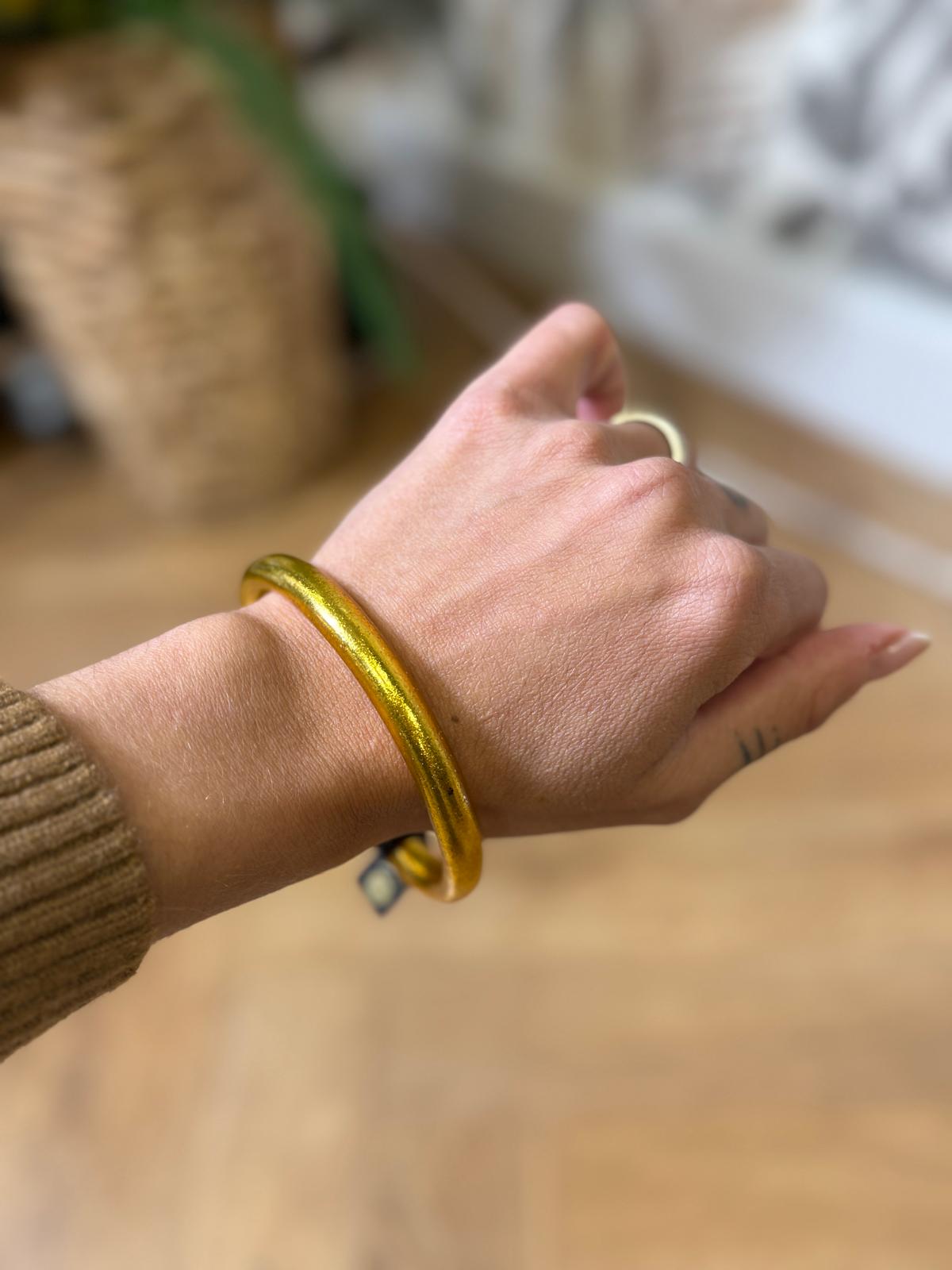 Jonc Bouddhiste GOLD Le Vestiaire de Charline