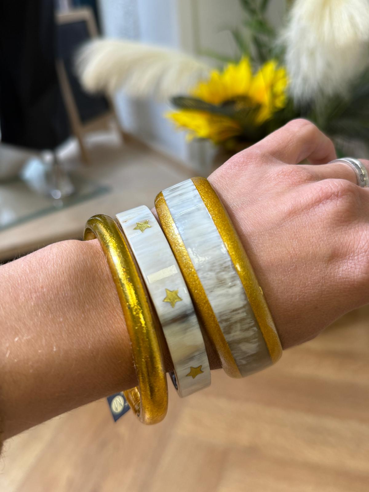 Jonc Bouddhiste GOLD Le Vestiaire de Charline