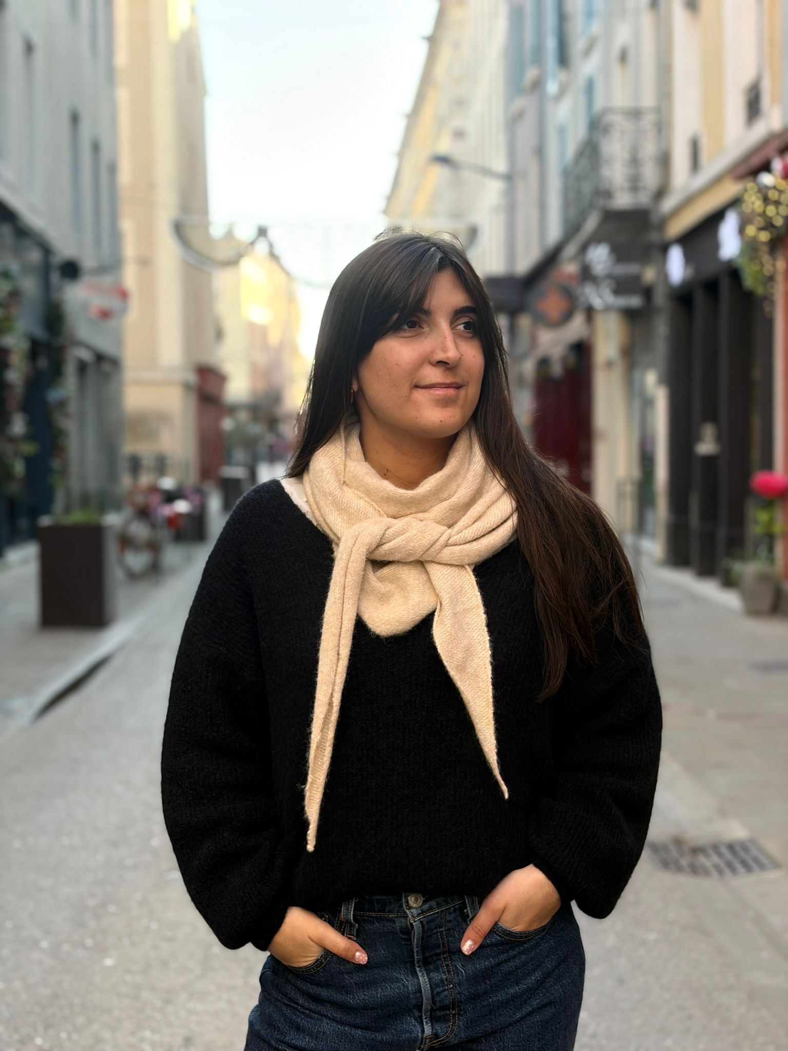 Écharpe rouge écru – Douce et élégante Le Vestiaire de Charline