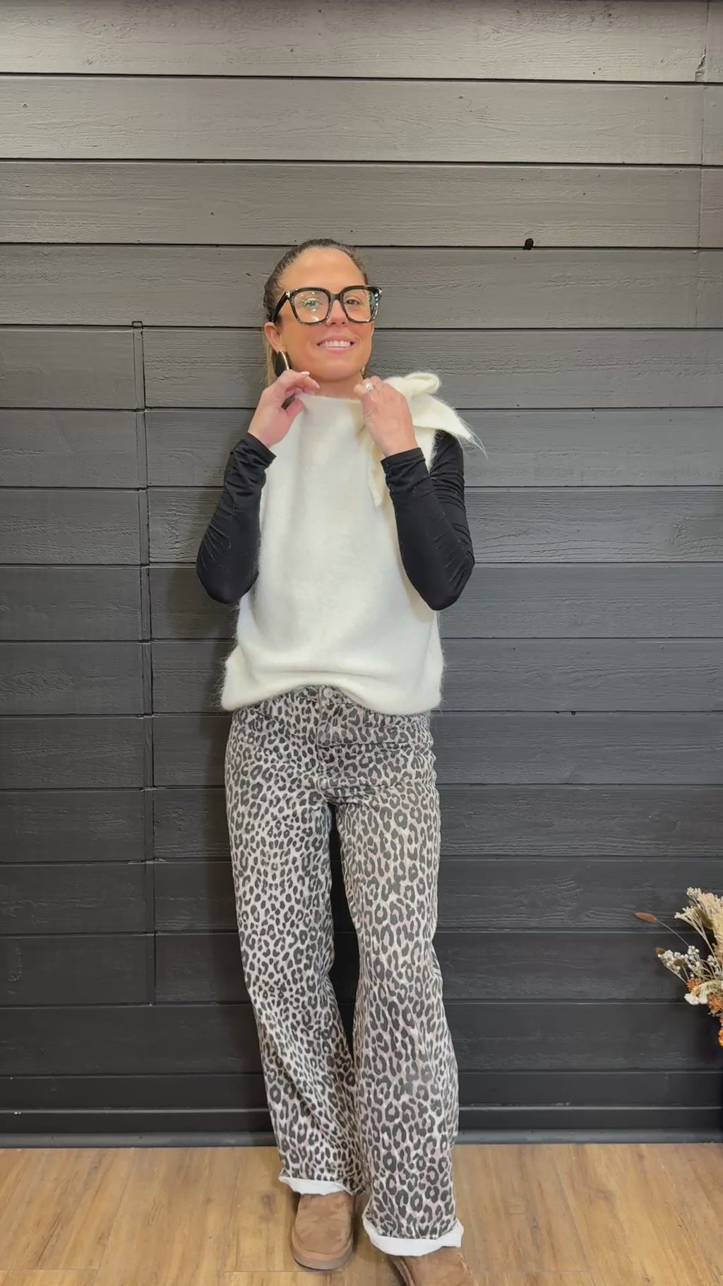 Pull sans manches blanc – style chic et moderne