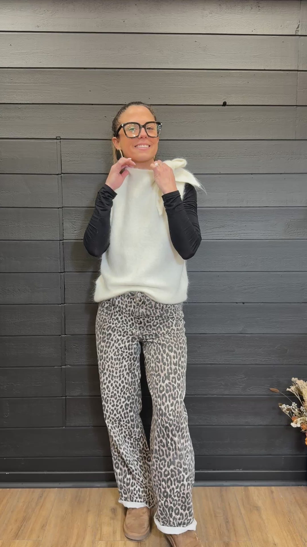 Pull sans manches blanc – style chic et moderne